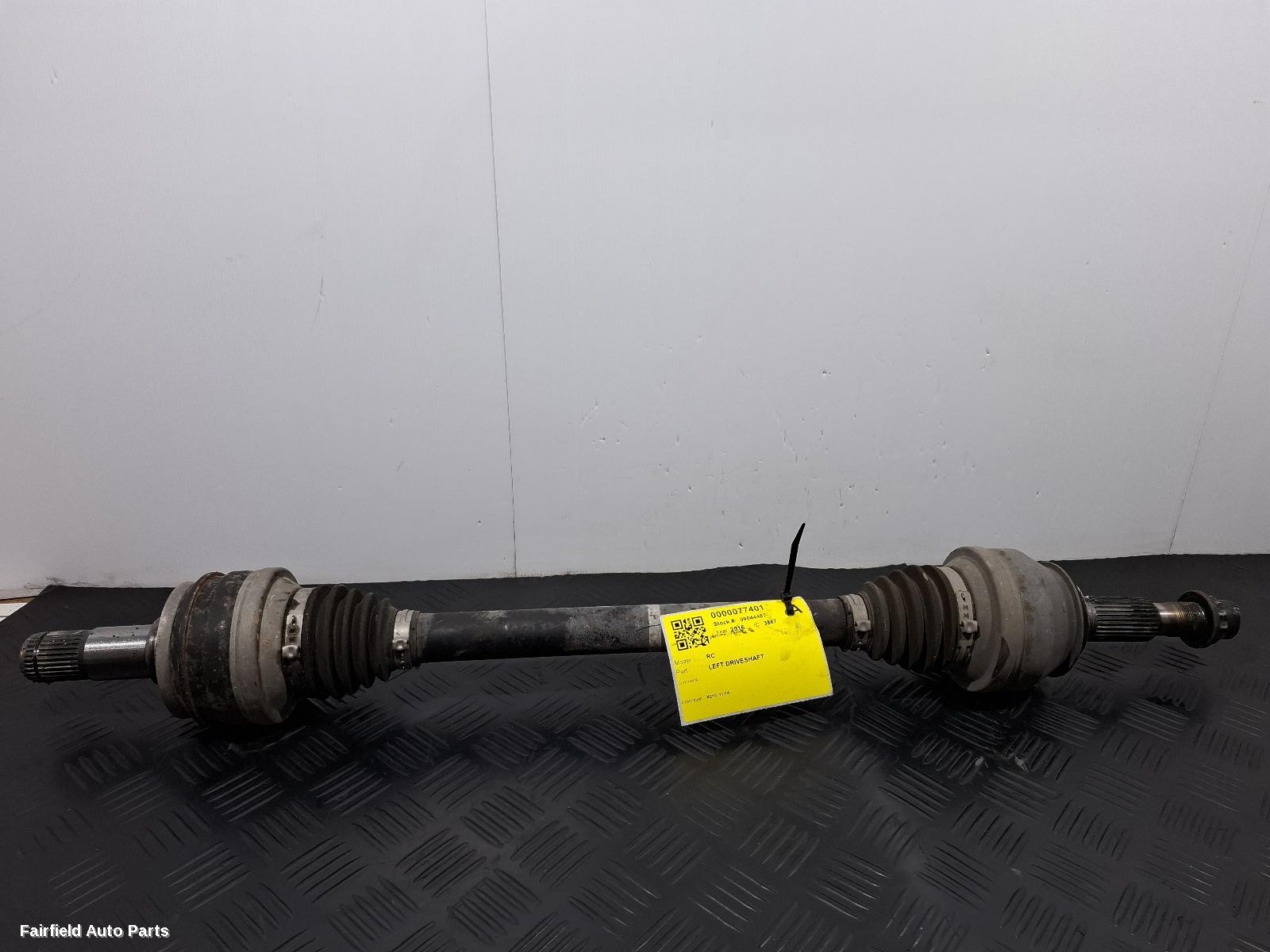 2014-2025 Lexus Rc Left Driveshaft