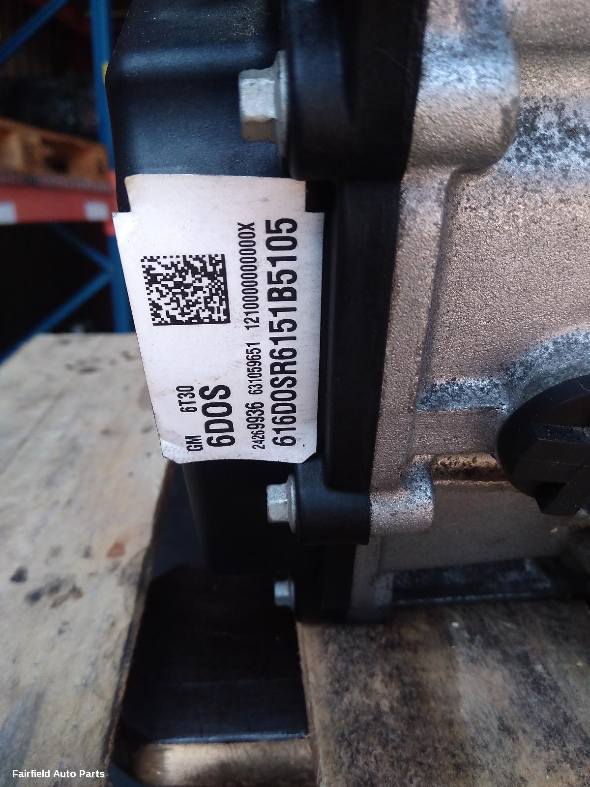 2013-2017 Holden Cruze Trans Gearbox