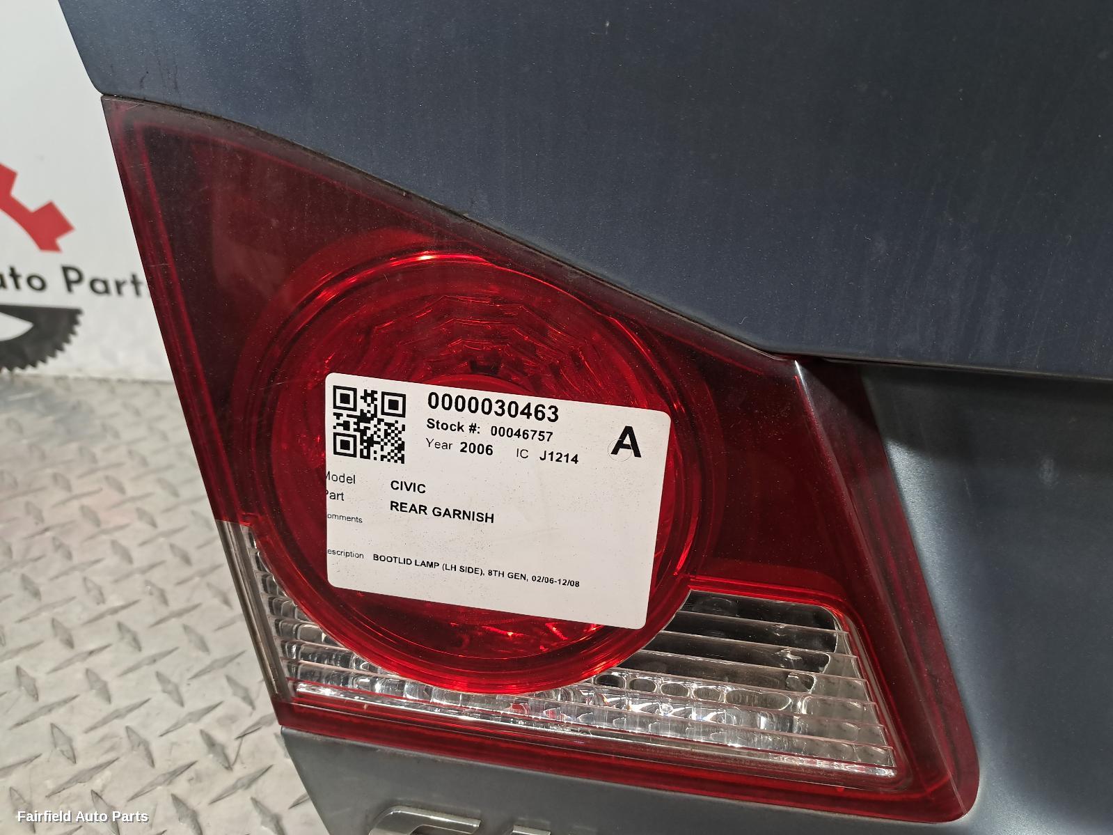 2006-2008 Honda Civic Rear Garnish