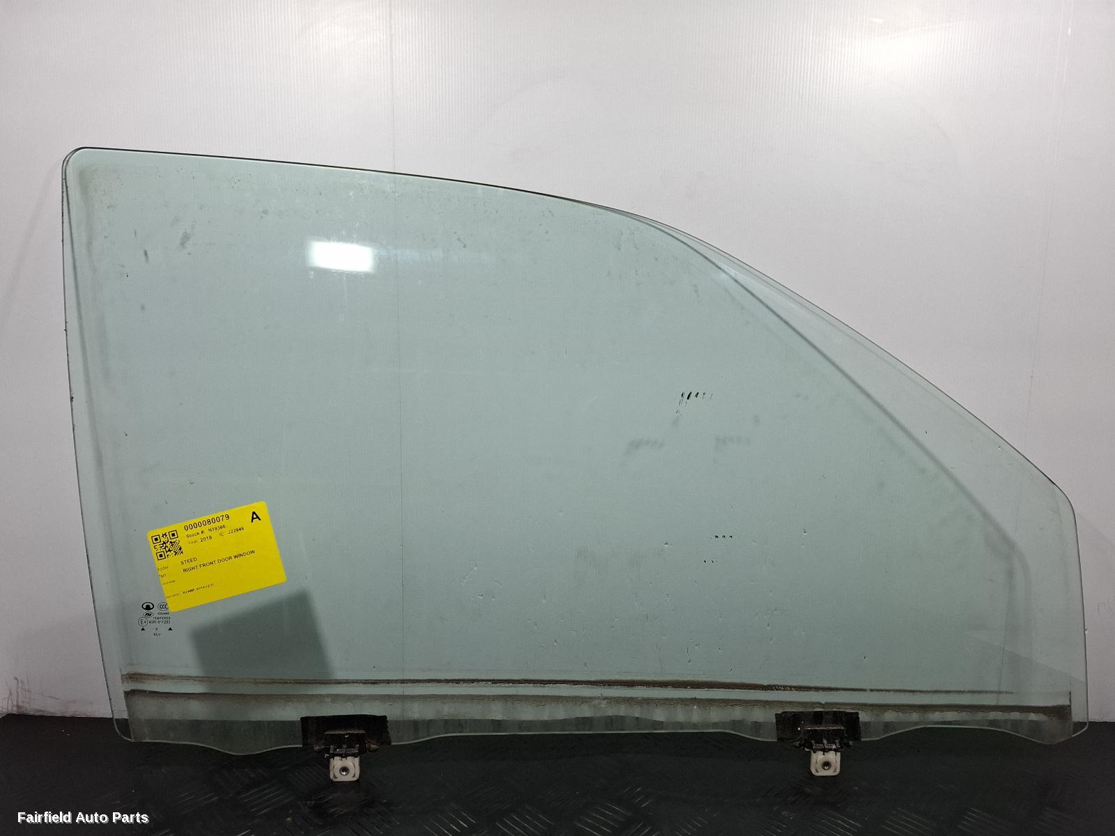 2016-2021 Great Wall Steed Right Front Door Window