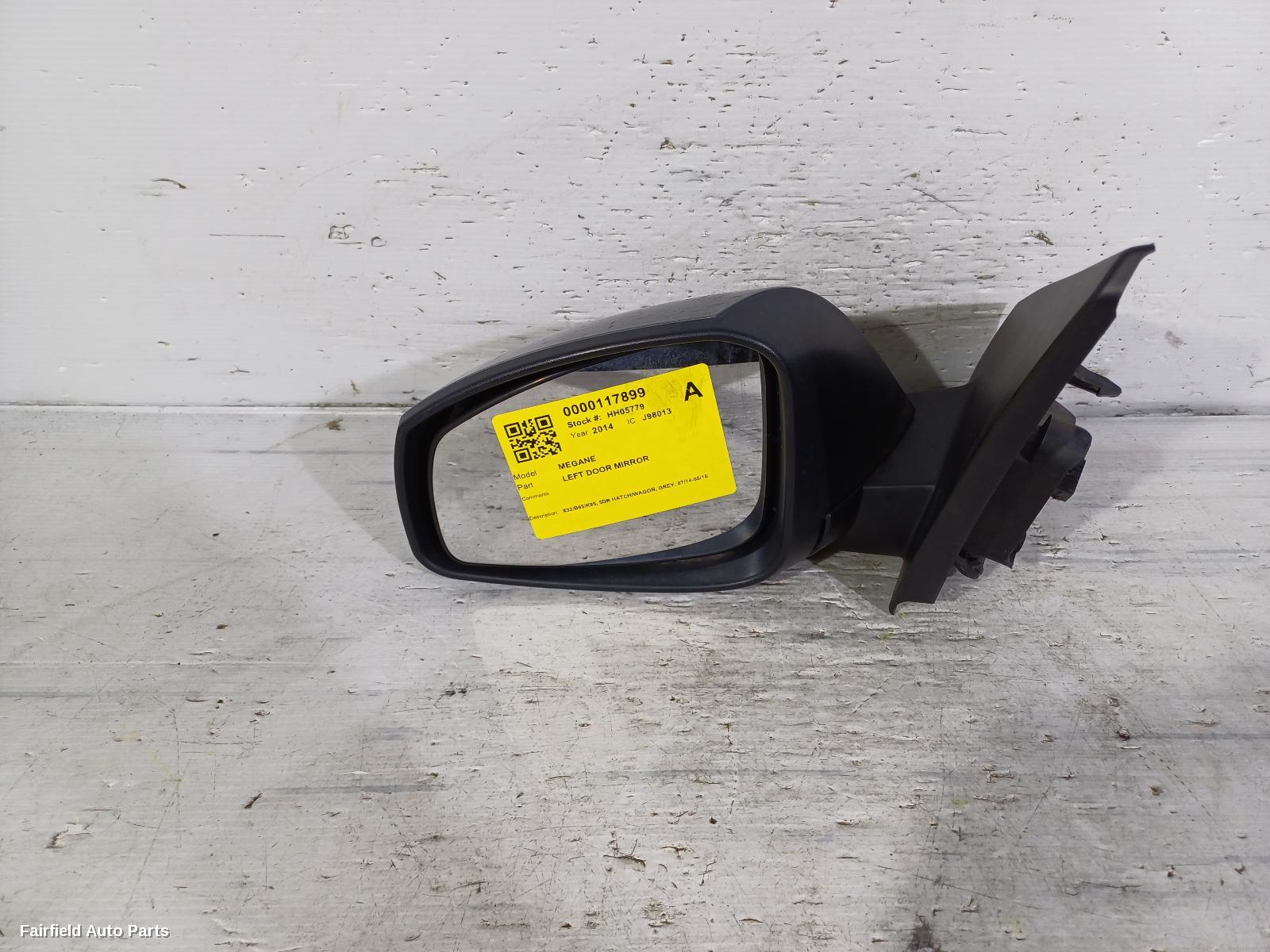 2014-2016 Renault Megane Left Door Mirror