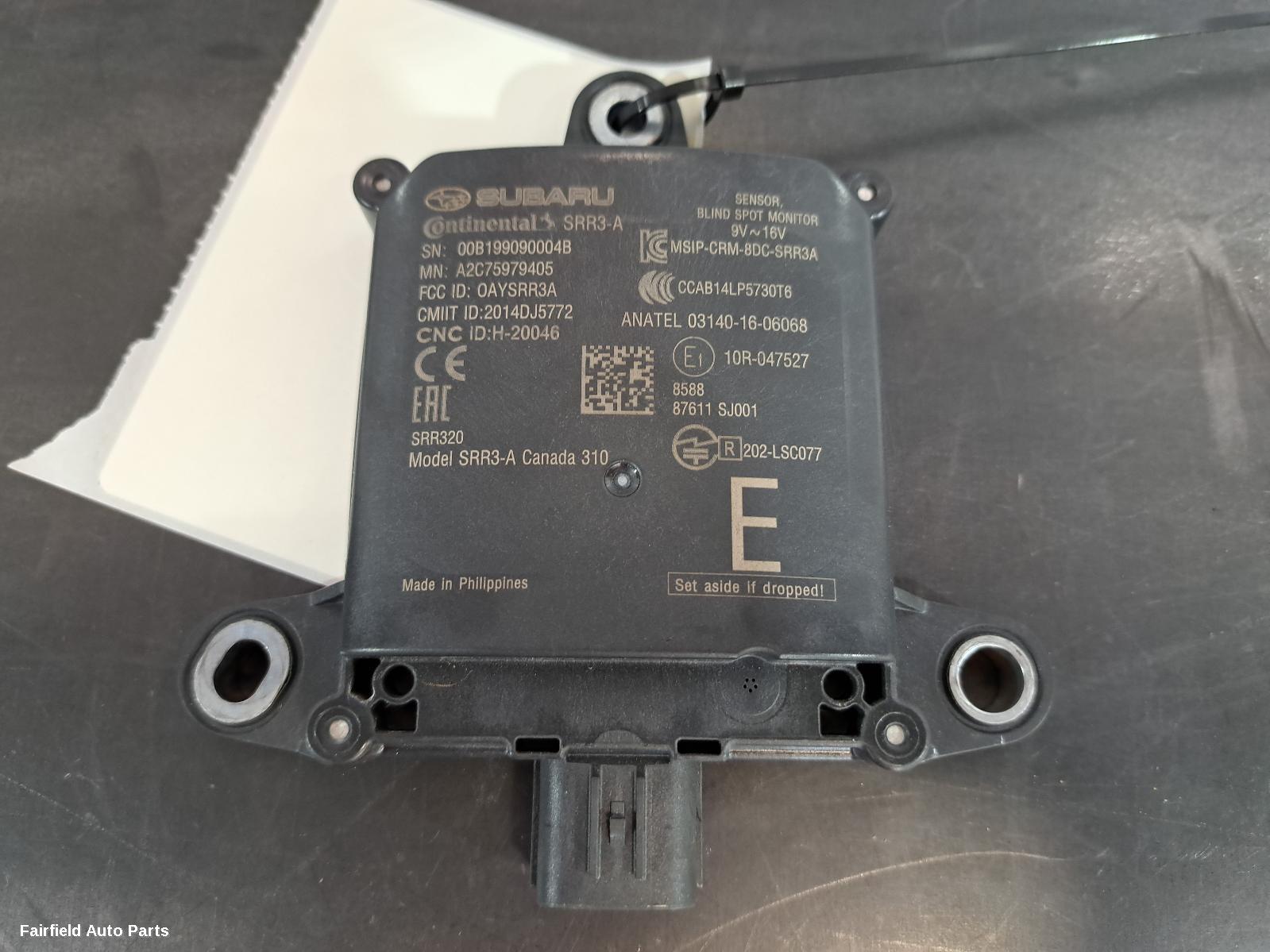2018-2024 Subaru Forester Reverse Camera