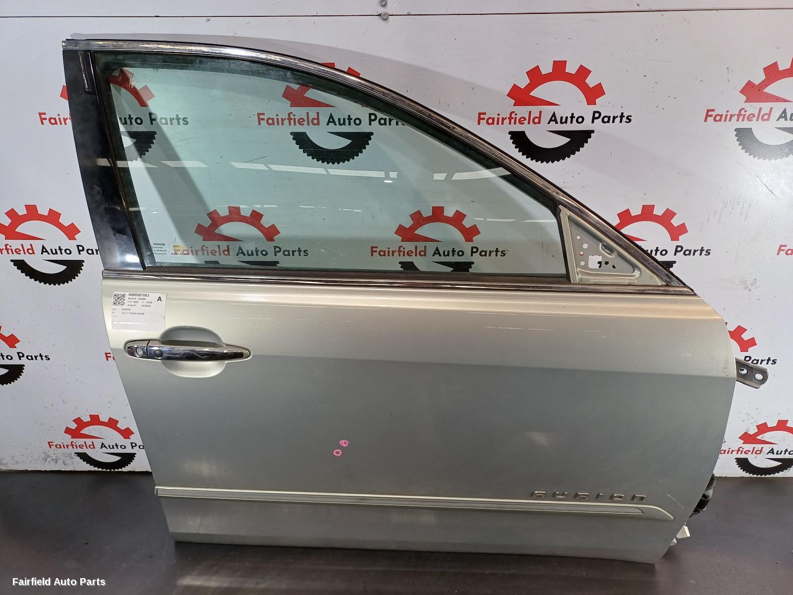 2006-2009 Toyota Aurion Right Front Door