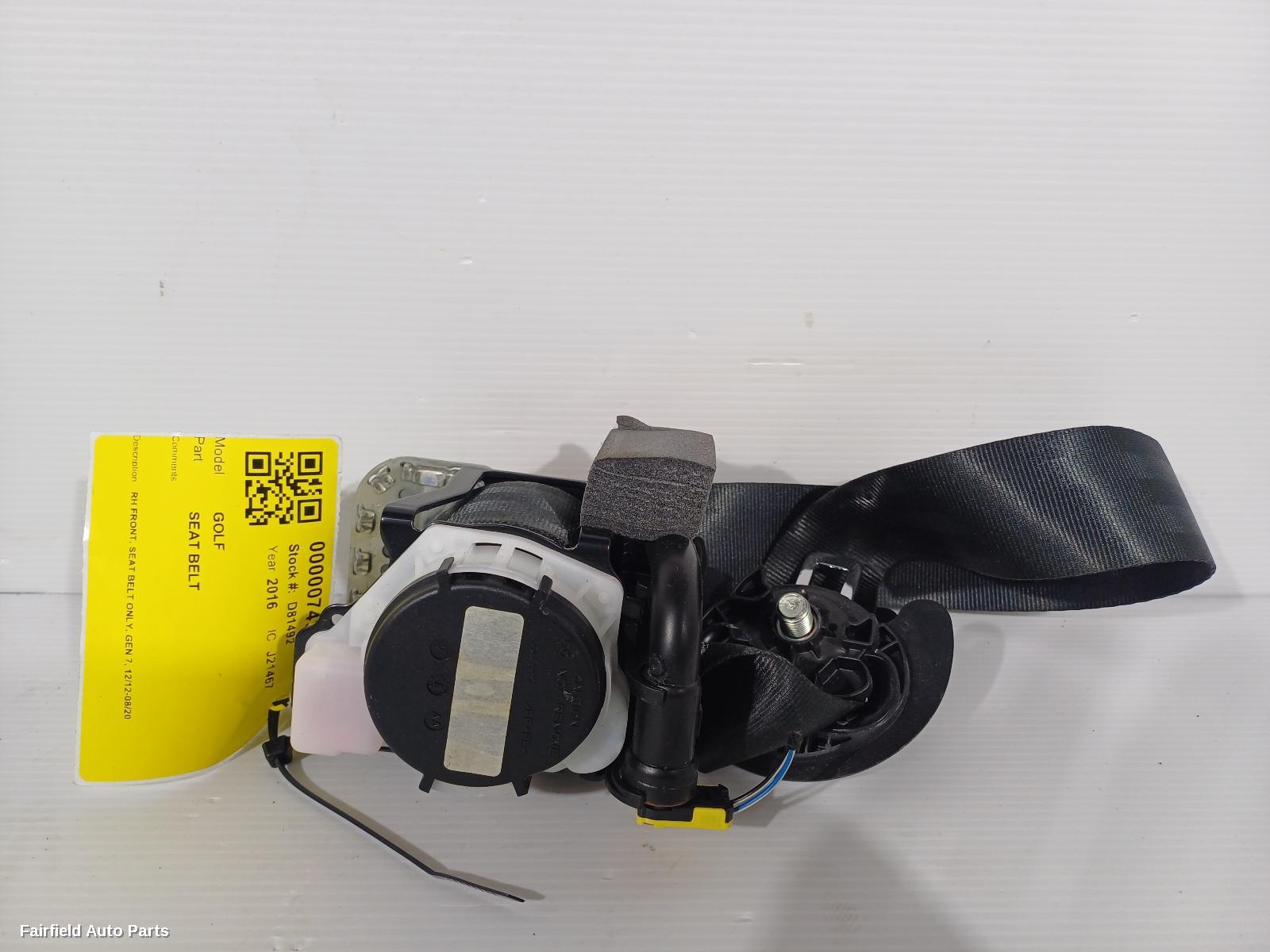 2012-2020 Volkswagen Golf Seatbelt Stalk