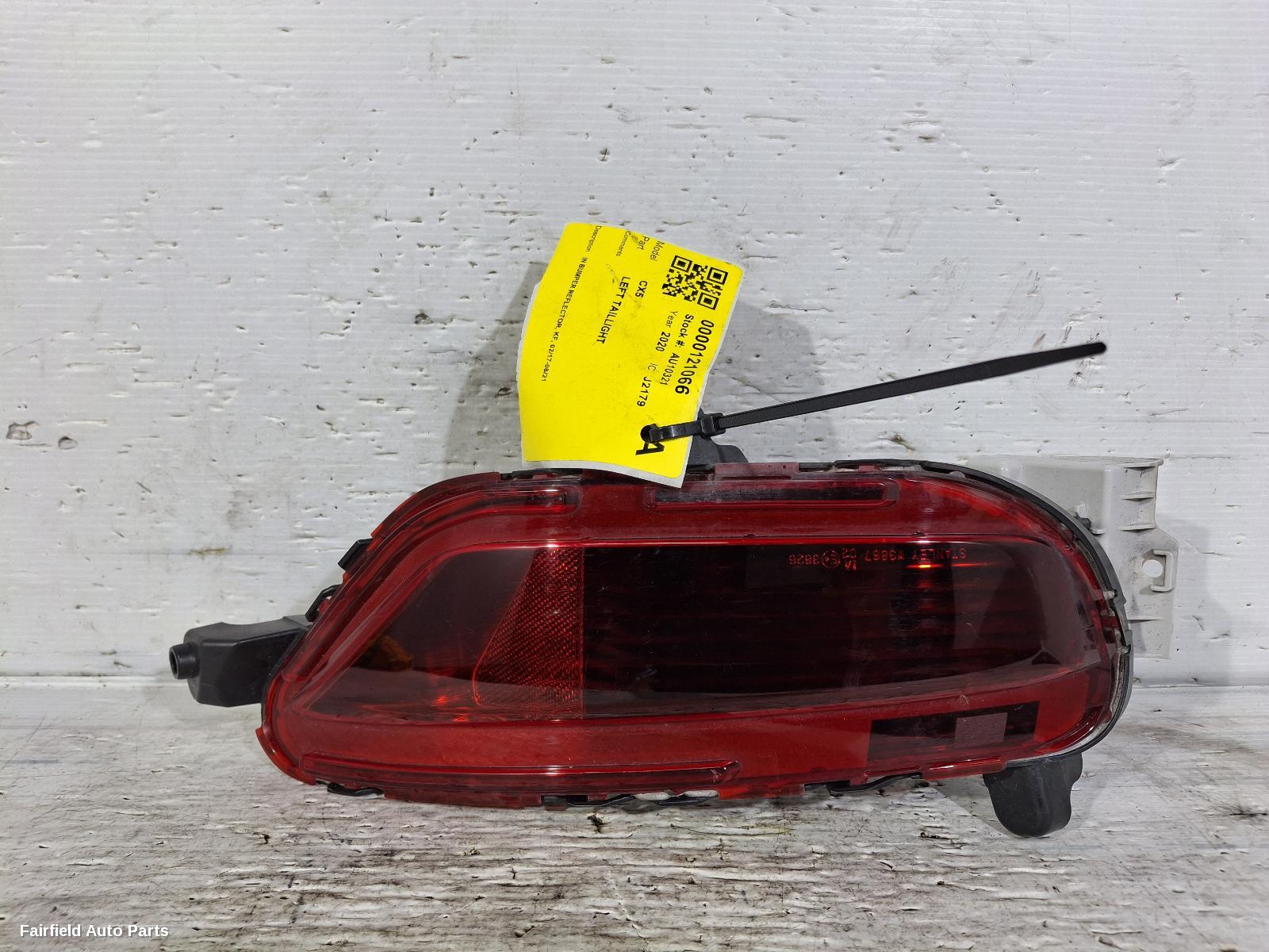 2017-2021 Mazda Cx5 Left Taillight
