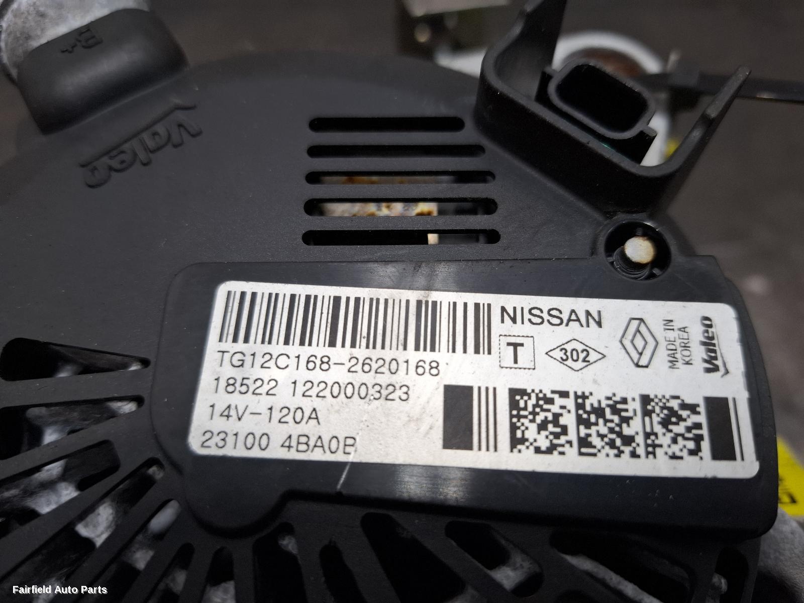 2016-2025 Renault Kaleos Alternator
