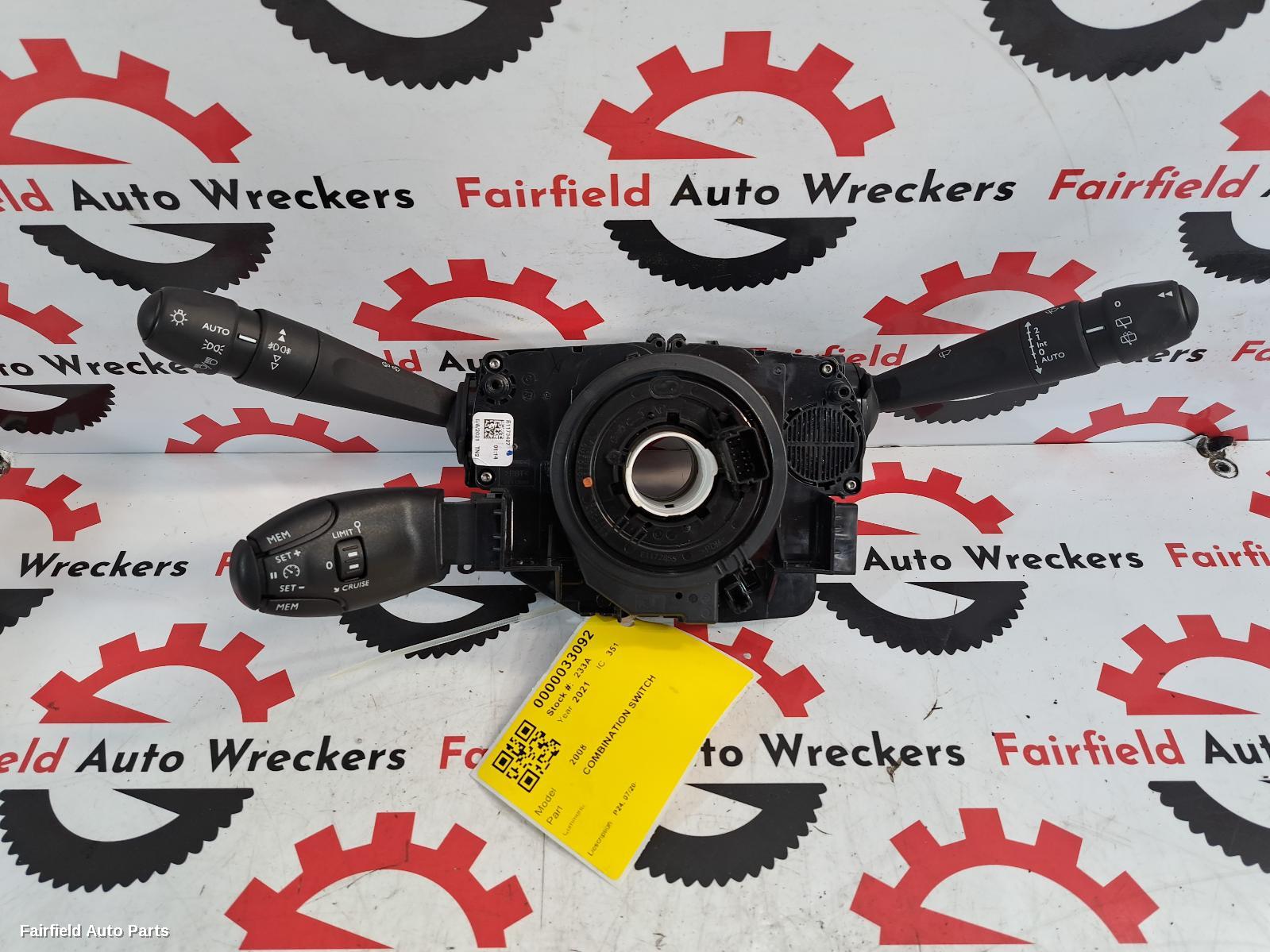 2020-2026 Peugeot 2008 Combination Switch