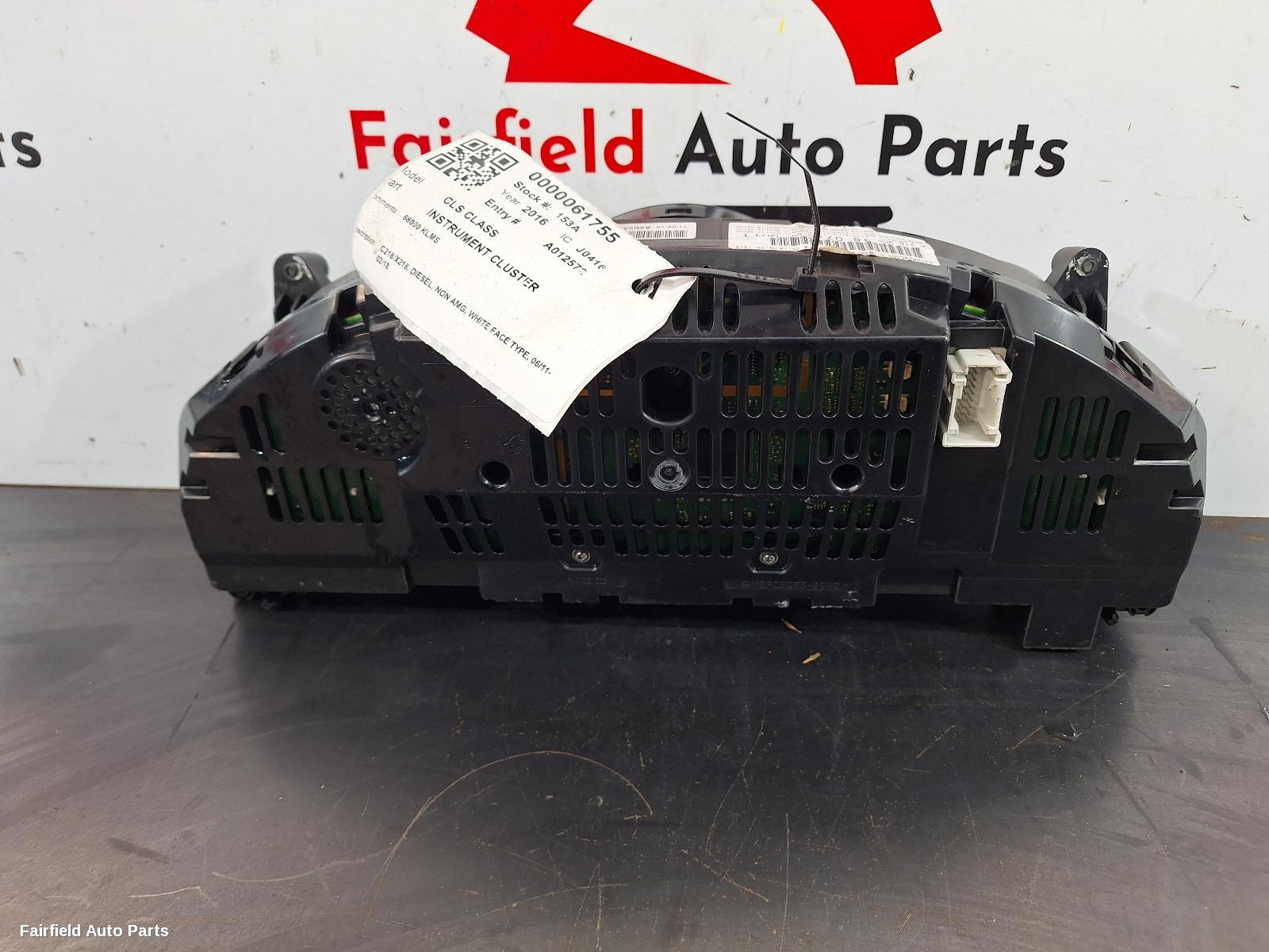 2011-2018 Mercedes Cls Class Instrument Cluster