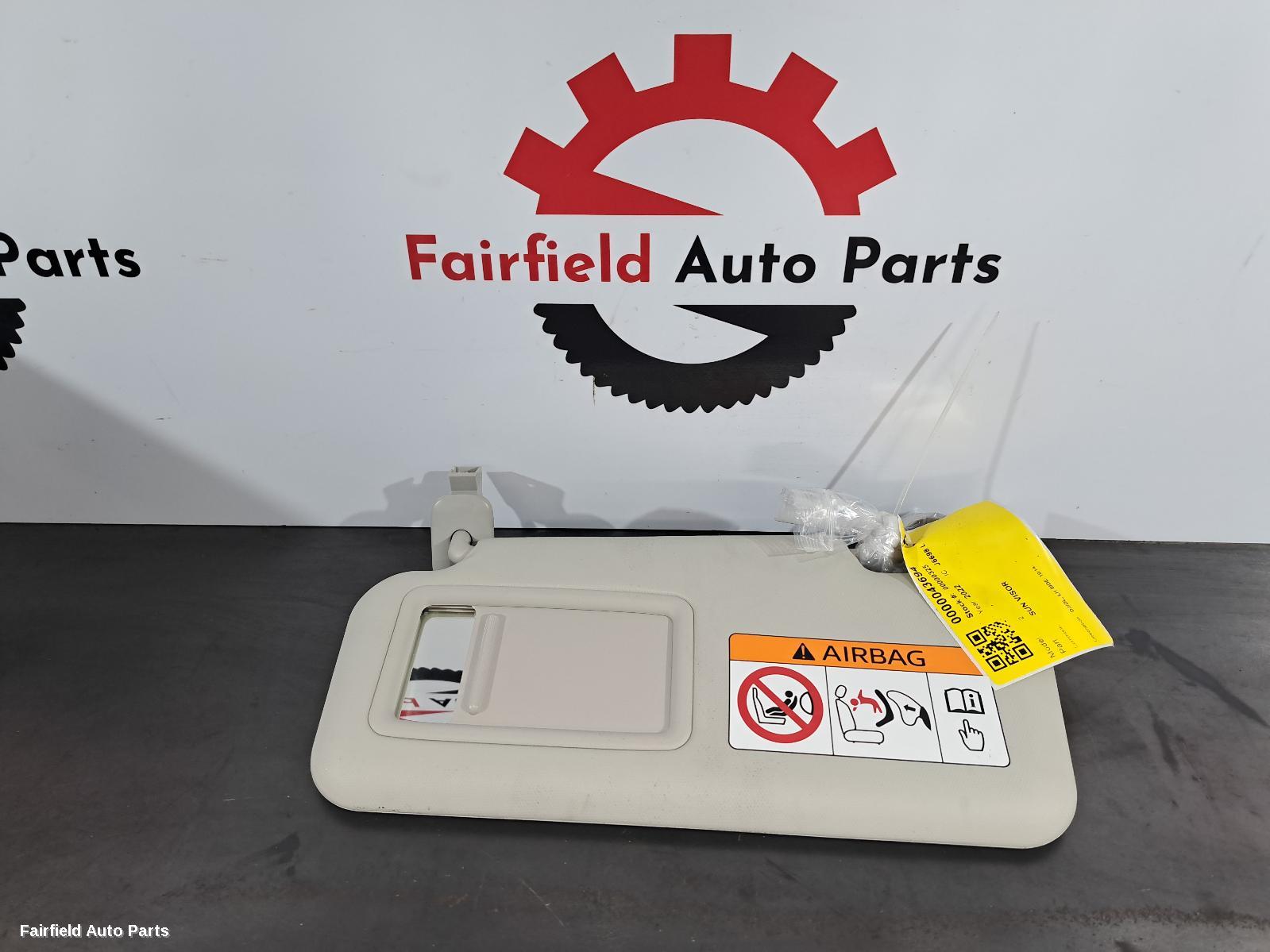 2014-2022 Mazda 2 Sunvisor