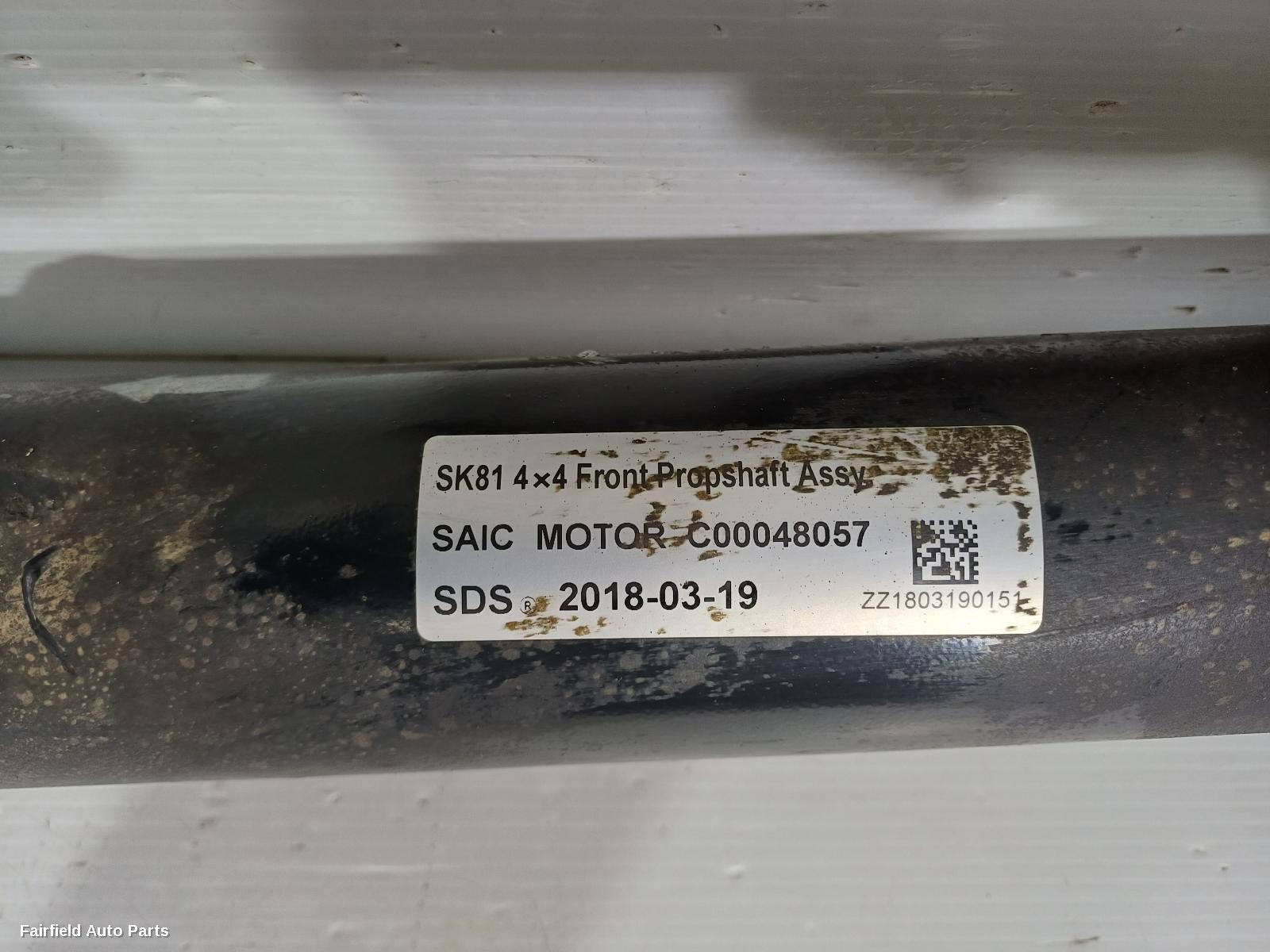2017-2021 Ldv T60 Front Prop Shaft