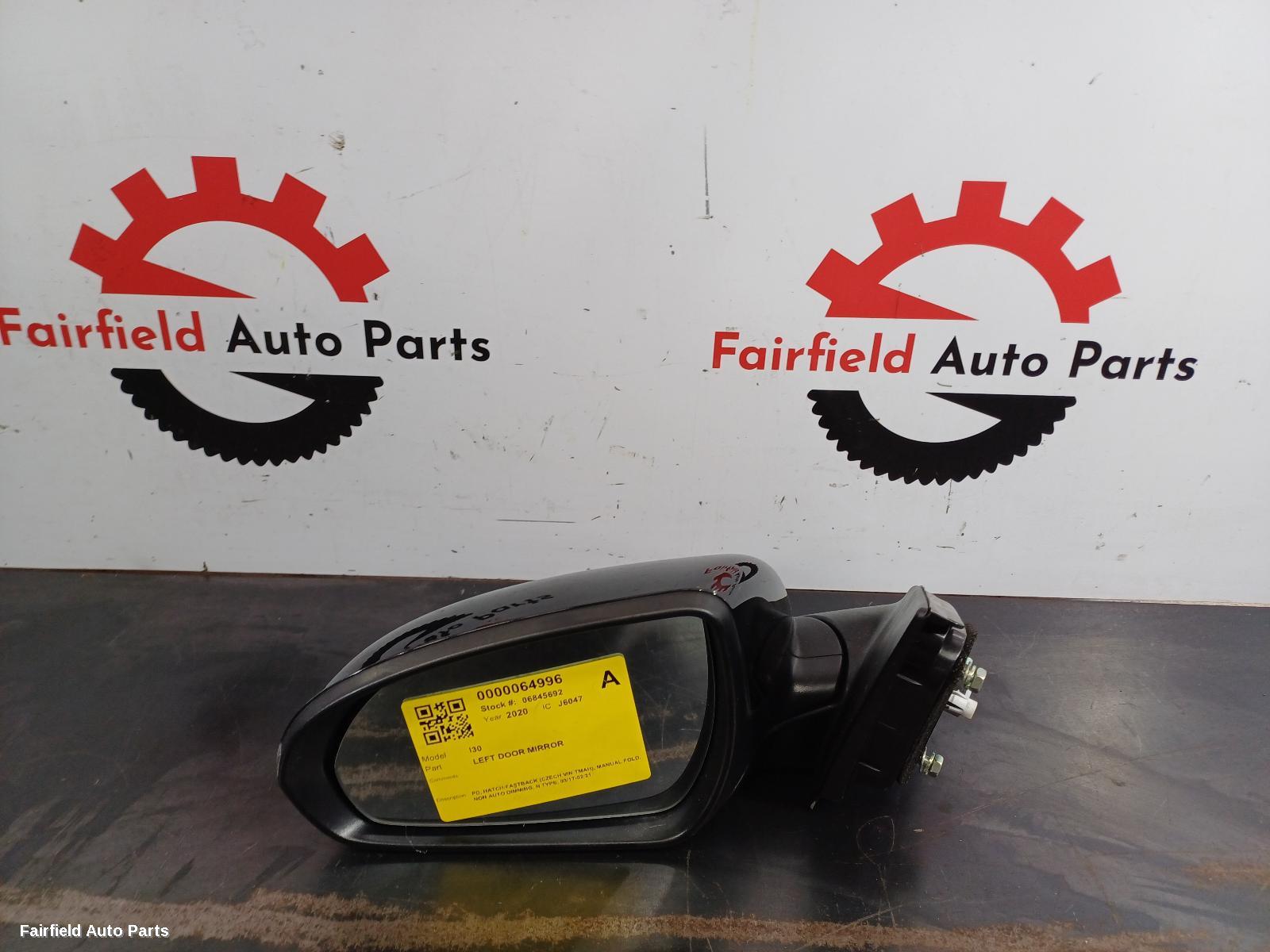 2017-2021 Hyundai I30 Left Door Mirror