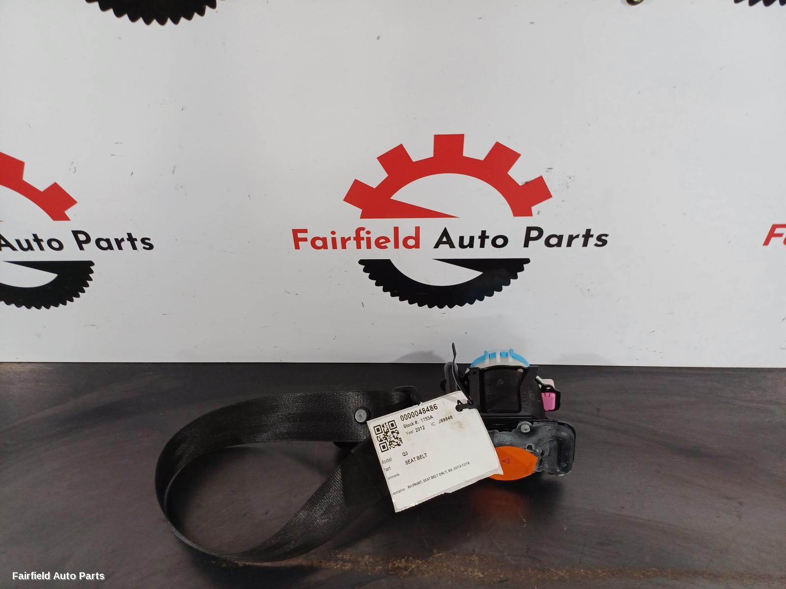 2012-2018 Audi Q3 Seatbelt Stalk