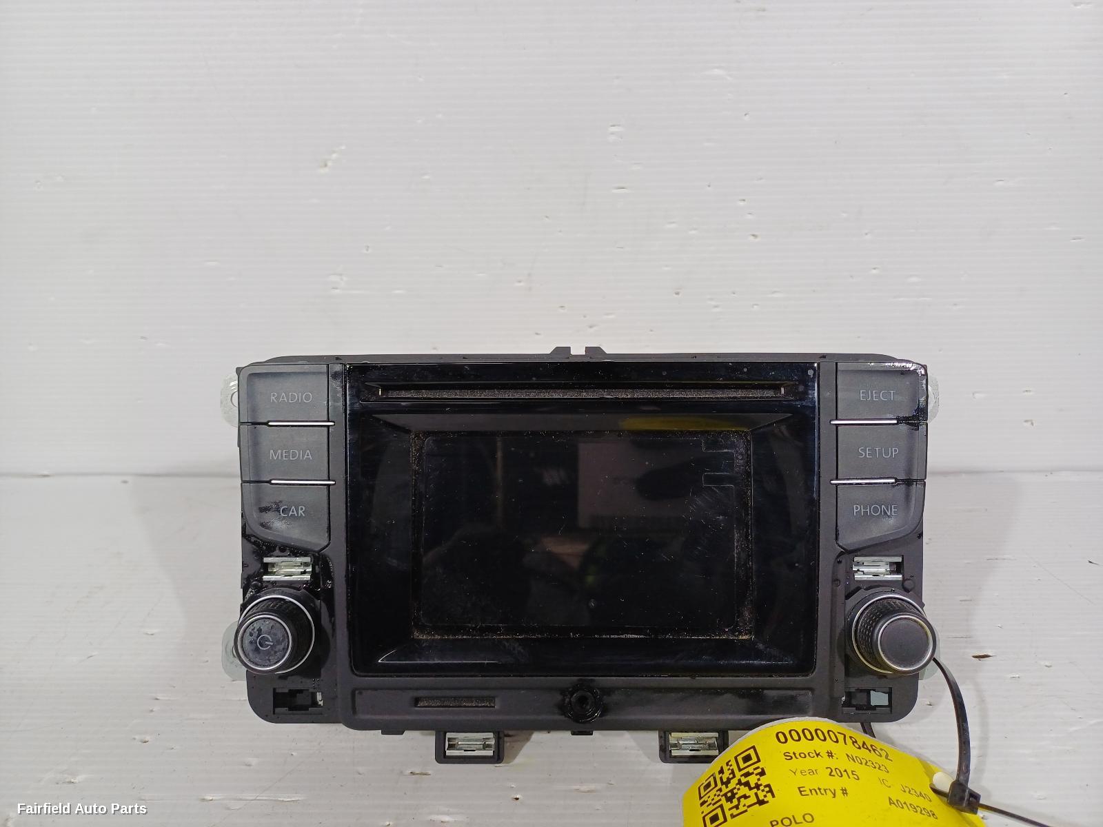 2010-2017 Volkswagen Polo Radio Cd Dvd Sat Tv