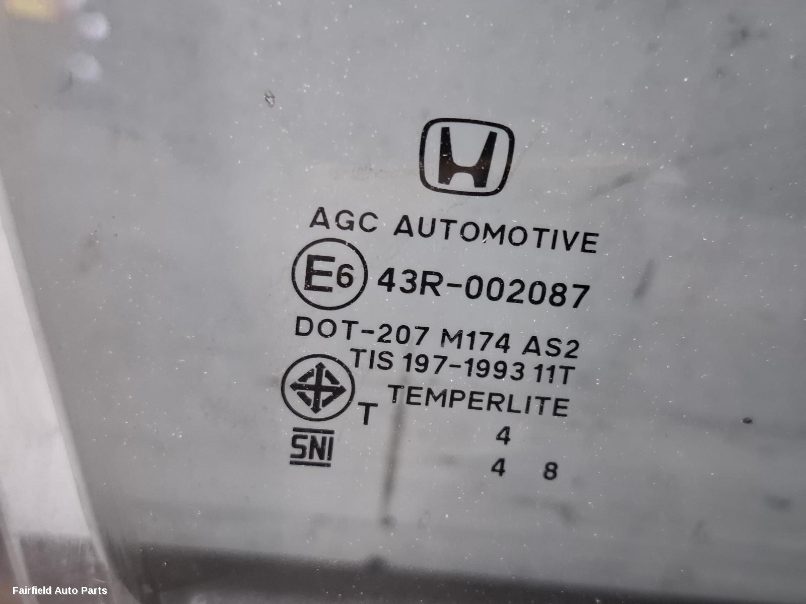 2014-2021 Honda Hrv Right Front Door Window