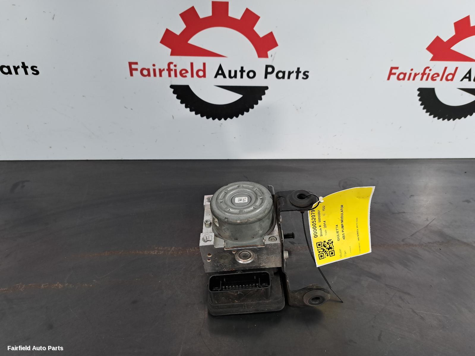 2011-2020 Alfa Romeo Giulietta Abs Pump Modulator