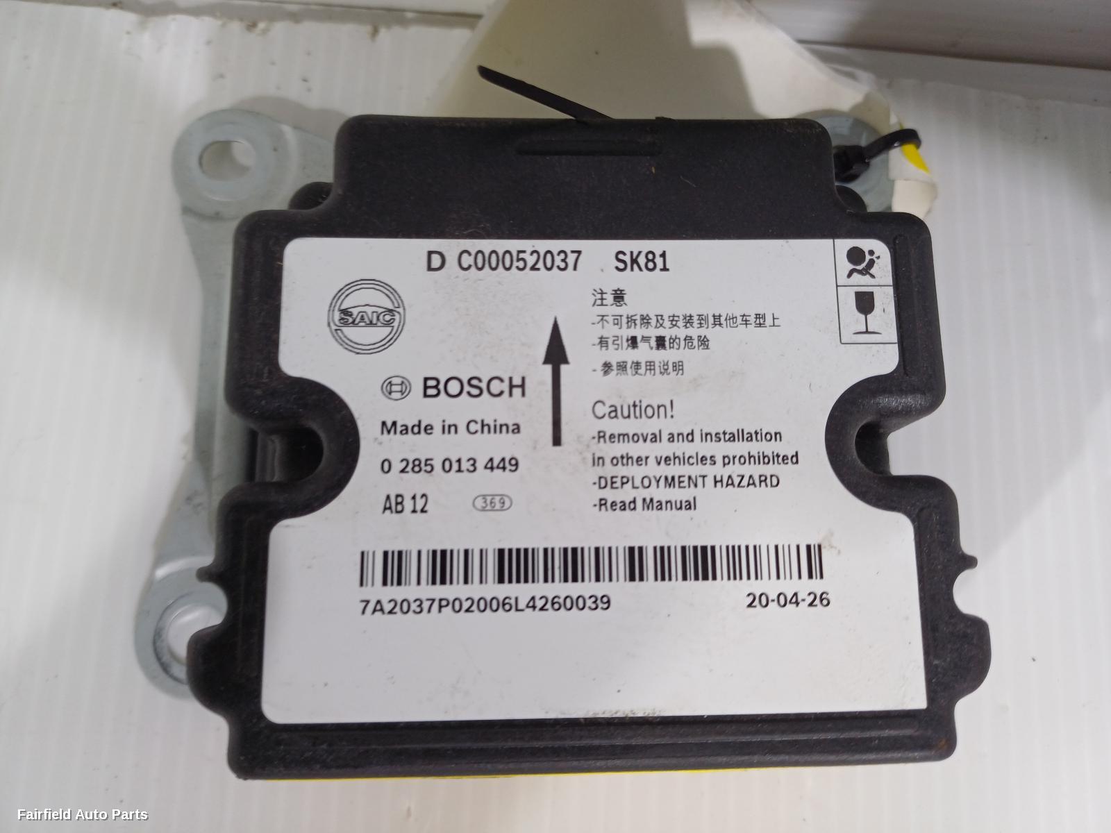2017-2024 Ldv T60 Airbag Module Sensor