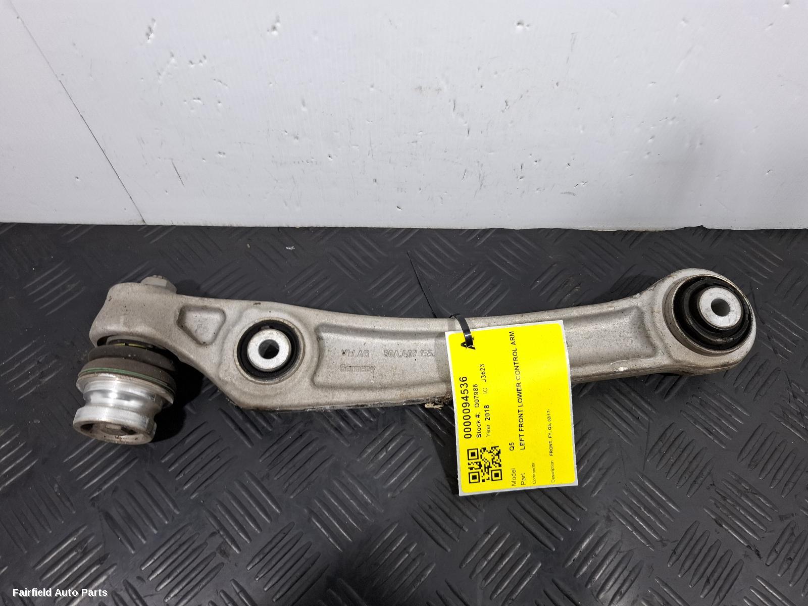 2017-2025 Audi Q5 Left Front Lower Control Arm