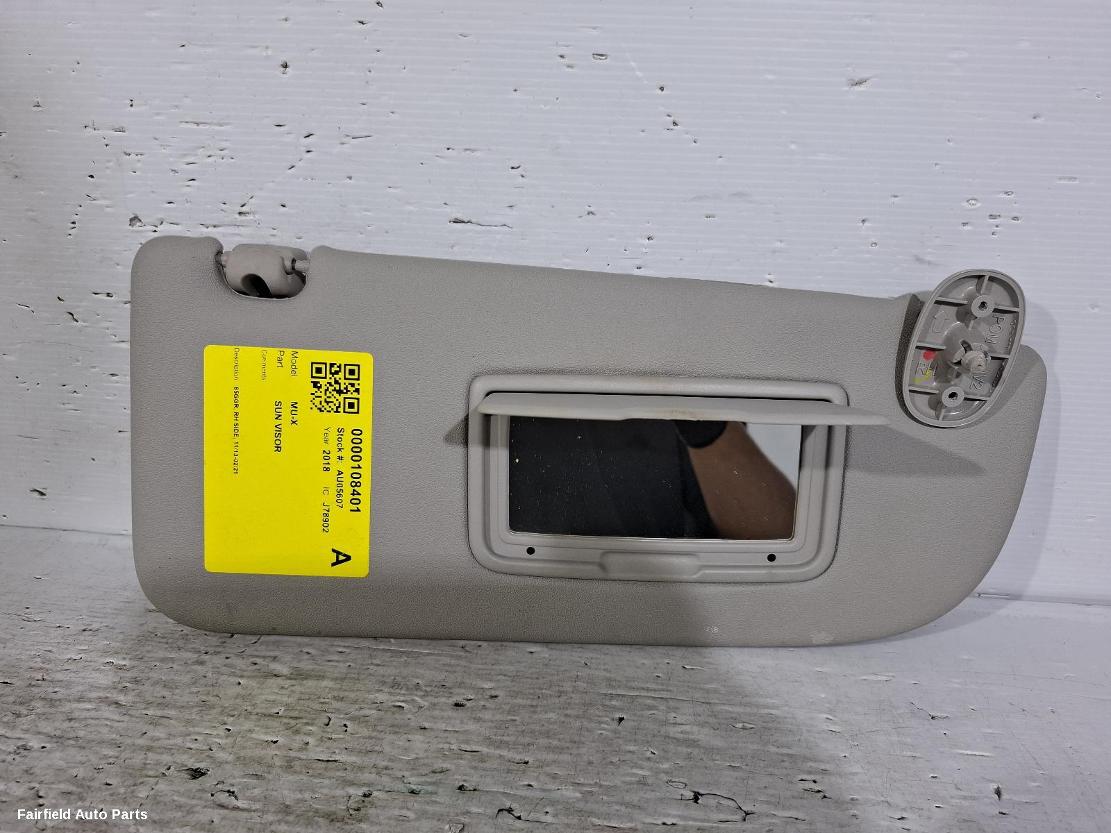 2013-2021 Isuzu Mu-x Sunvisor