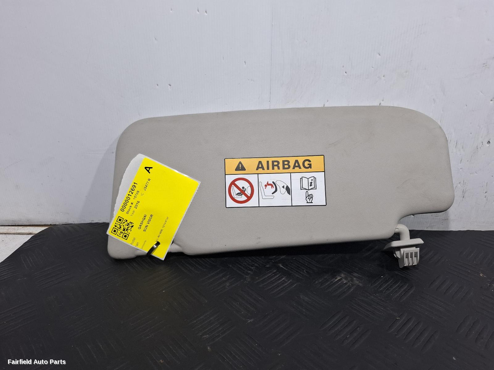 2013-2021 Nissan Qashqai Sunvisor