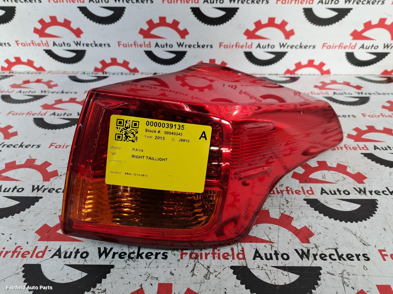2012-2015 Toyota Rav4 Right Taillight