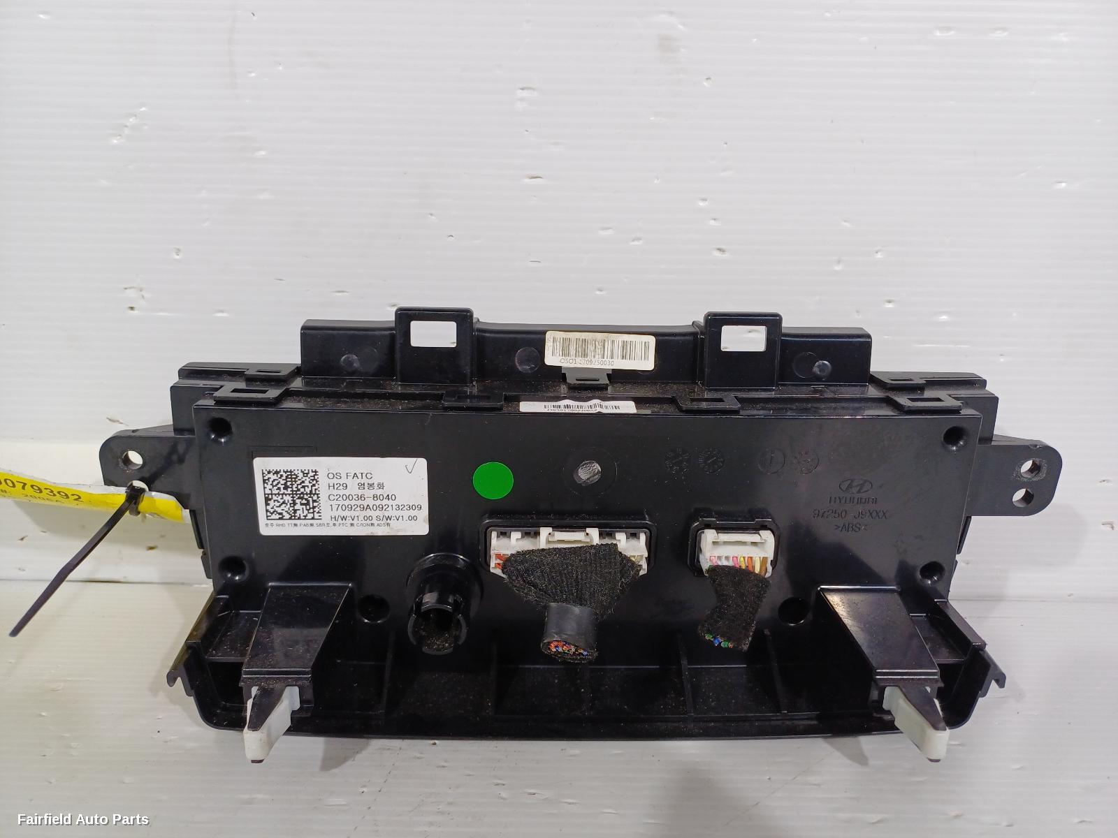 2017-2023 Hyundai Kona Heater Ac Controls