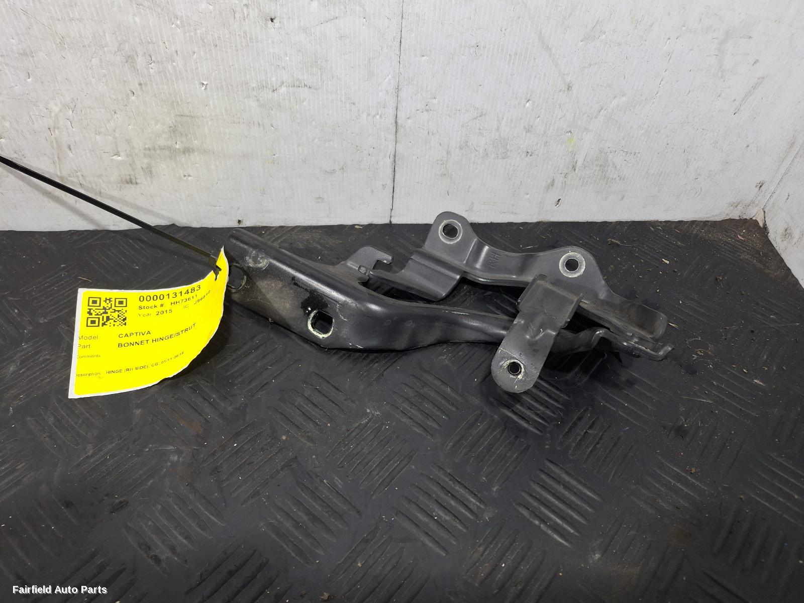 2011-2018 Holden Captiva Bonnet Hinge Strut