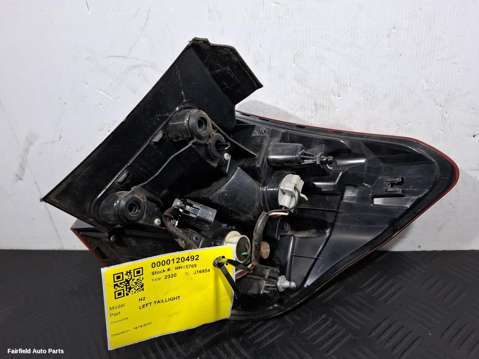 2019-2021 Haval H2 Left Taillight