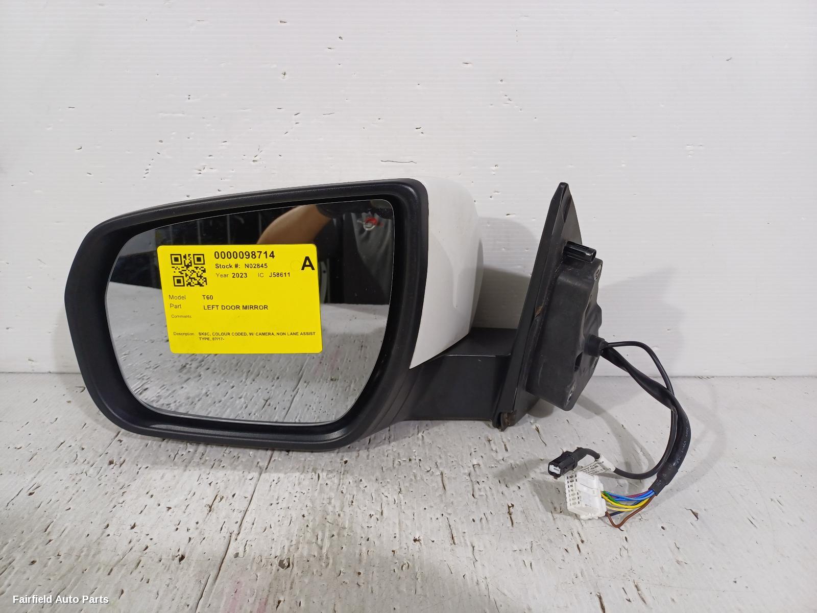 2021-2025 Ldv T60 Left Door Mirror