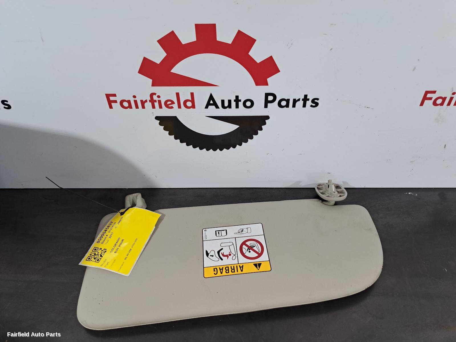 2012-2020 Holden Colorado Sunvisor