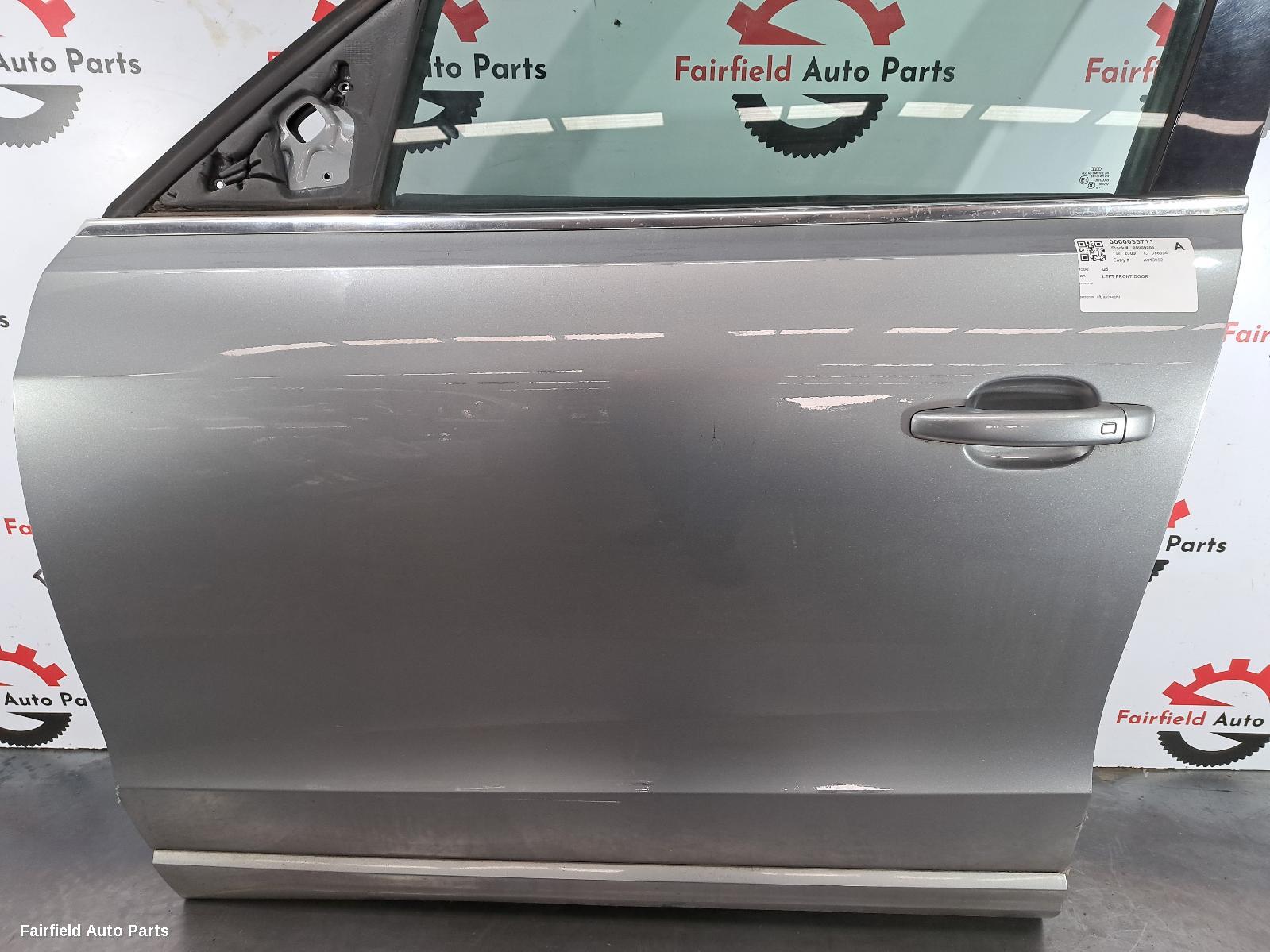 2009-2013 Audi Q5 Left Front Door