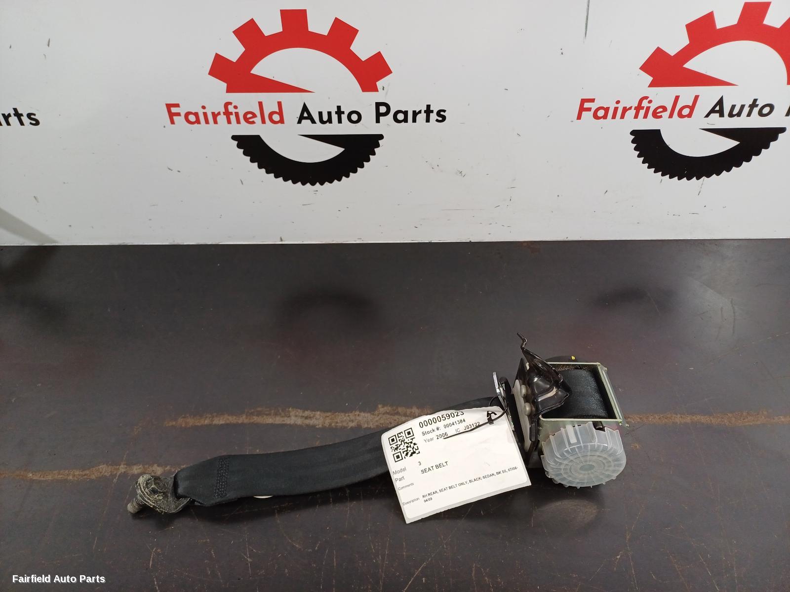 2006-2009 Mazda 3 Seatbelt Stalk