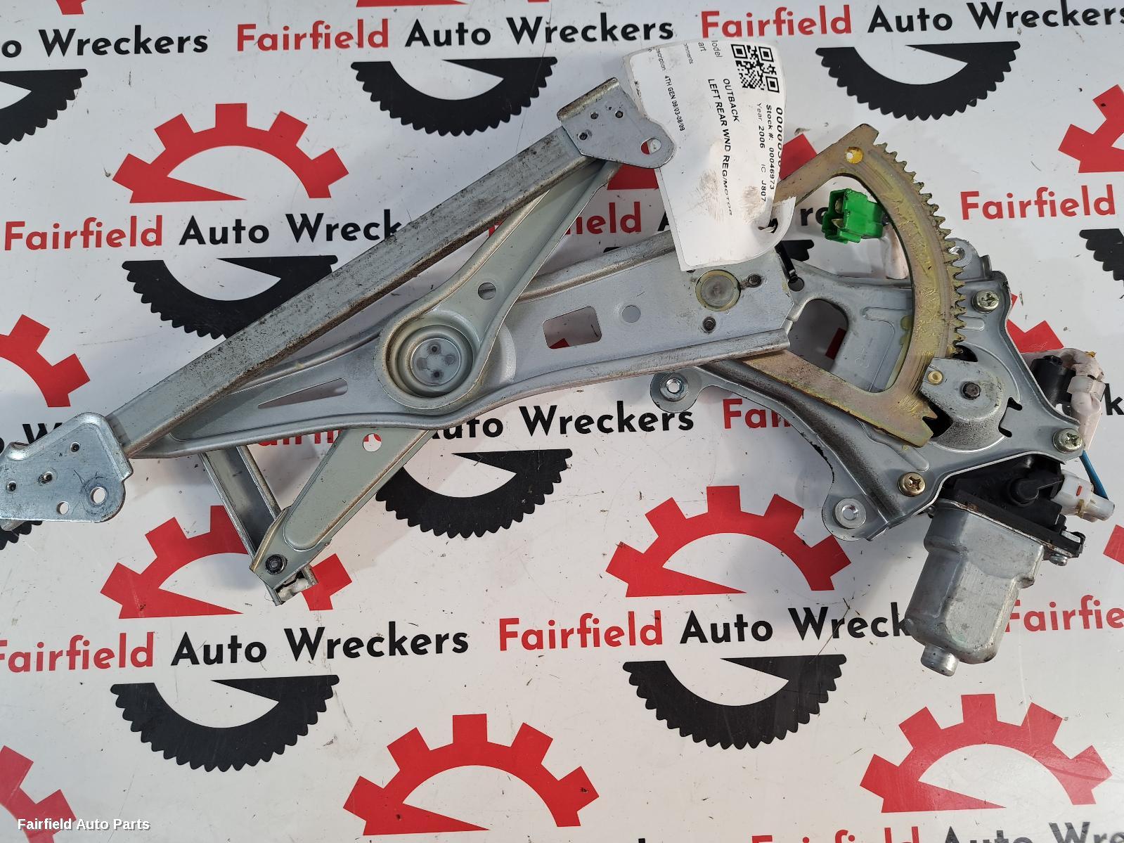 2003-2009 Subaru Outback Left Rear Wnd Reg Motor