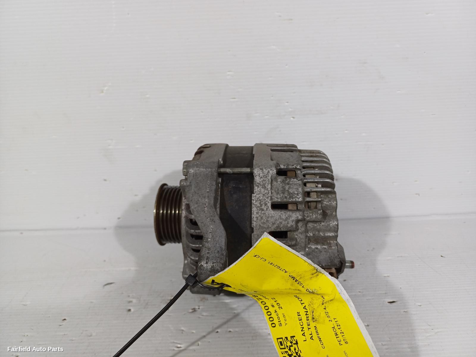 2007-2015 Mitsubishi Lancer Alternator