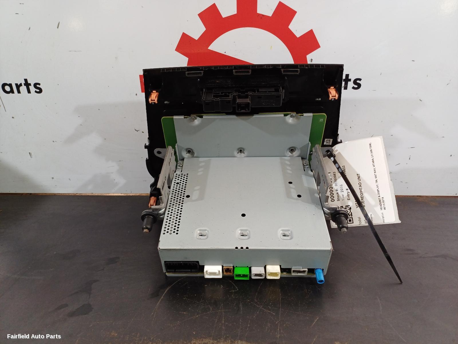 2015-2018 Suzuki Vitara Radio Cd Dvd Sat Tv