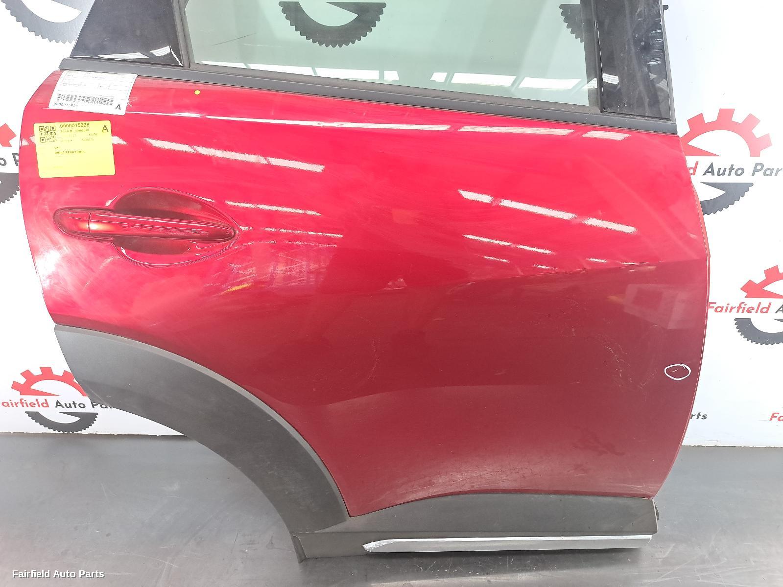2015-2026 Mazda Cx3 Right Rear Door Sliding