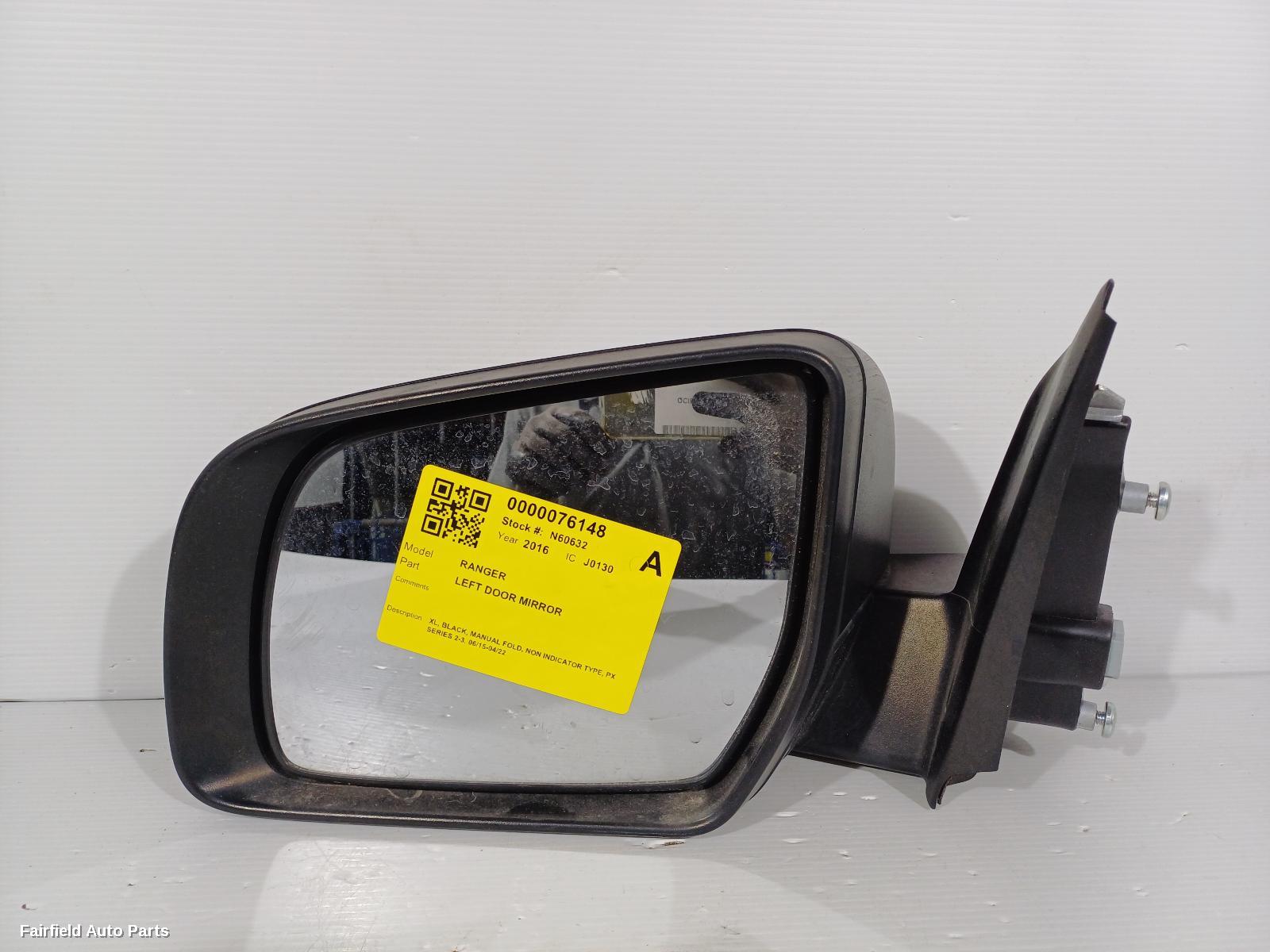 2015-2022 Ford Ranger Left Door Mirror