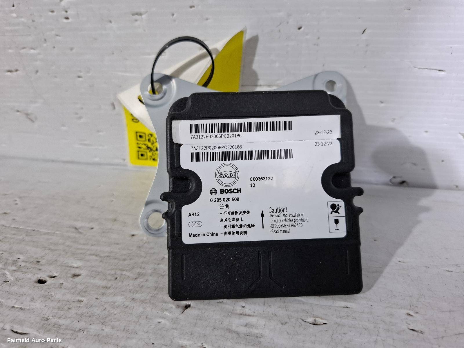 2021-2025 Ldv T60 Airbag Module Sensor