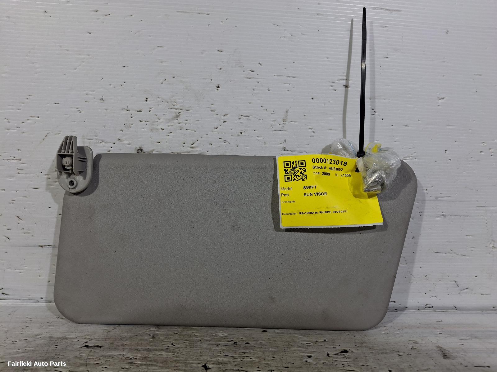 2004-2011 Suzuki Swift Sunvisor