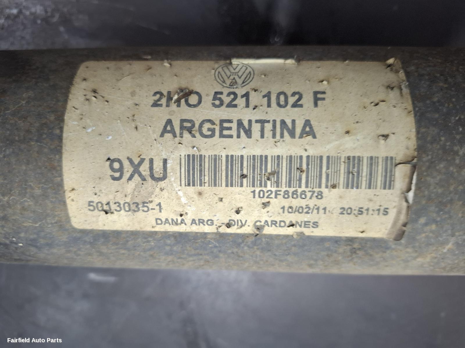 2010-2022 Volkswagen Amarok Rear Drive Shaft