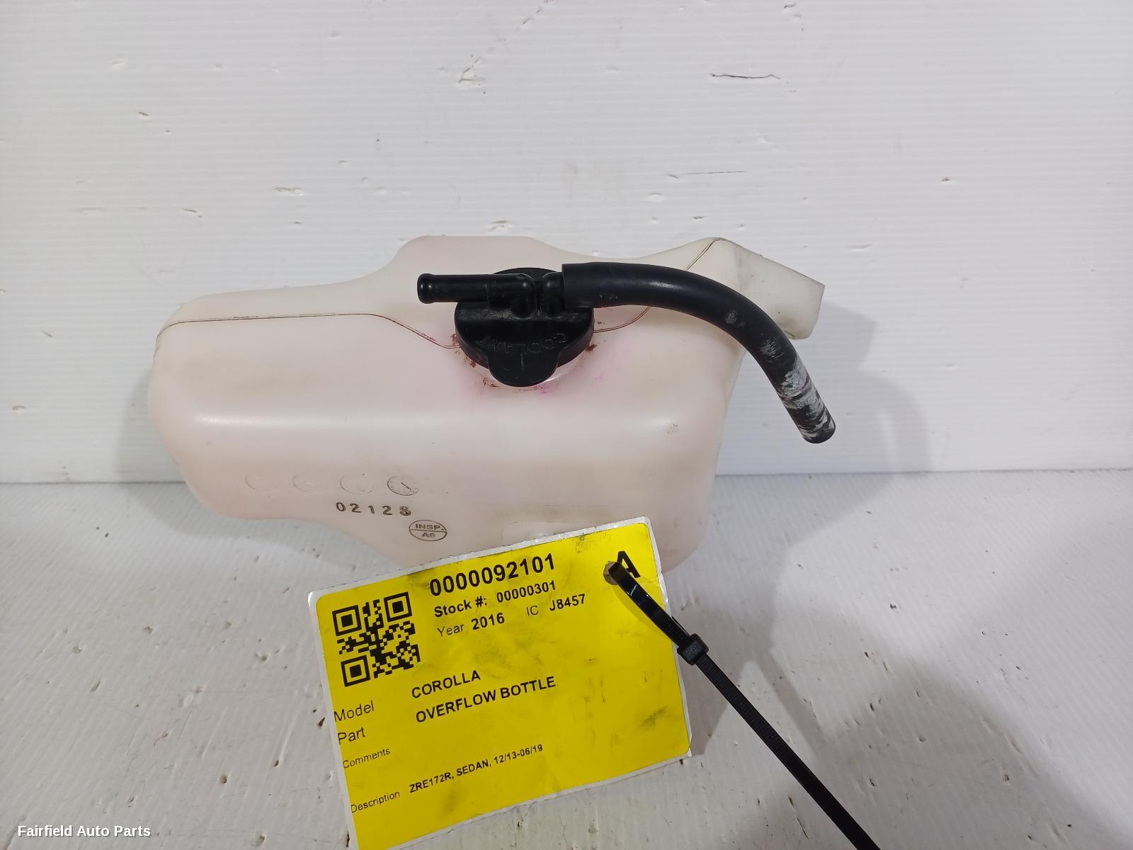 2013-2019 Toyota Corolla Overflow Bottle