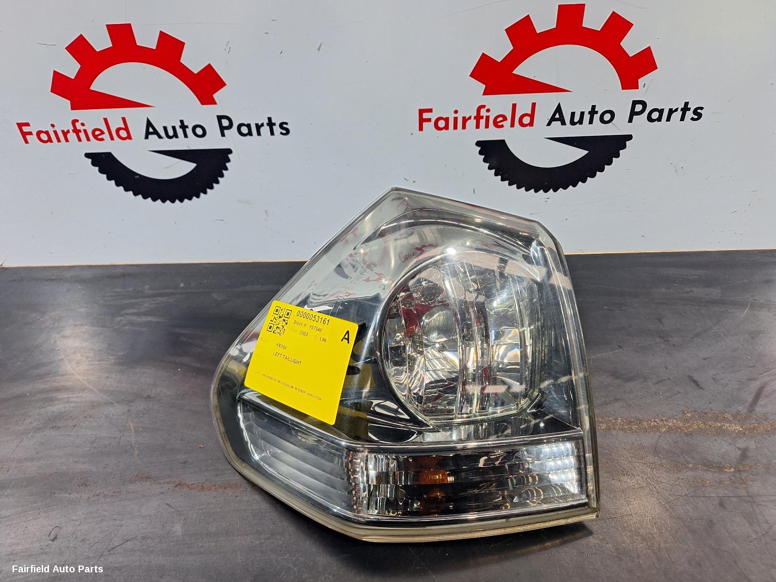 2003-2008 Lexus Rx Series Left Taillight