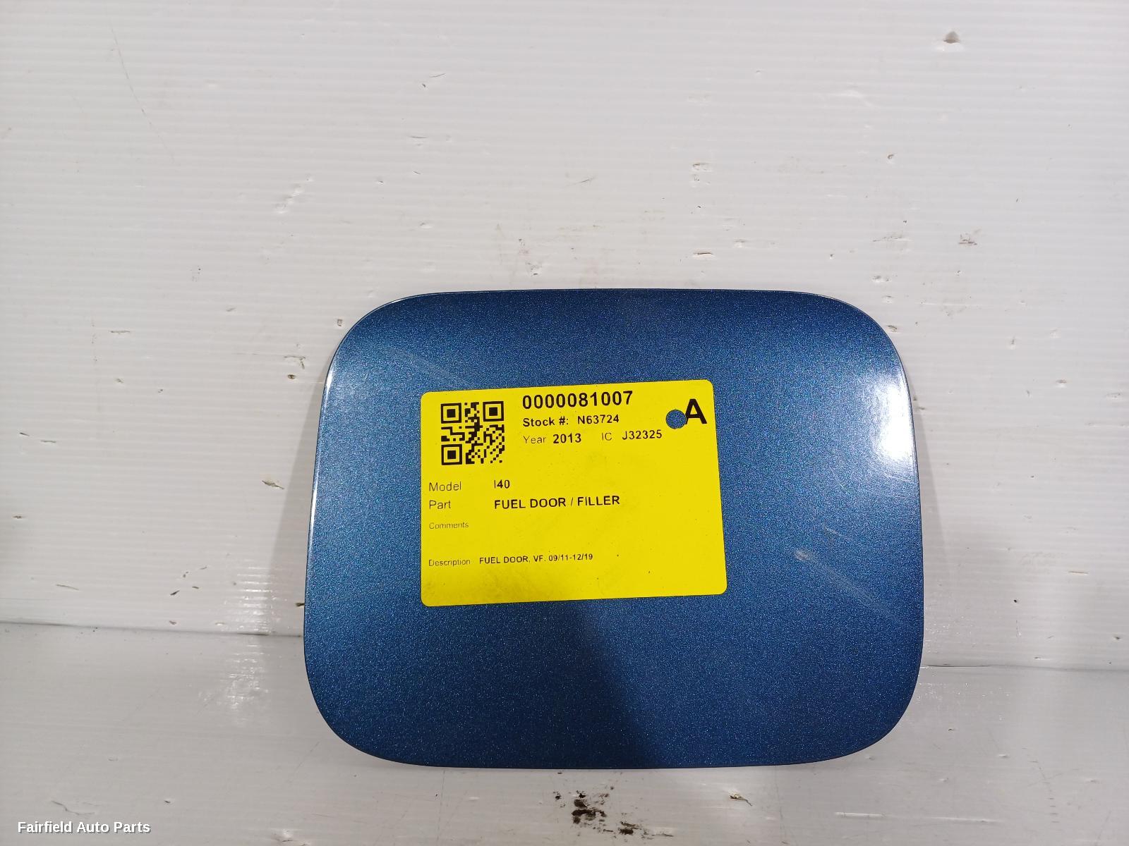 2011-2019 Hyundai I40 Fuel Door   Filler
