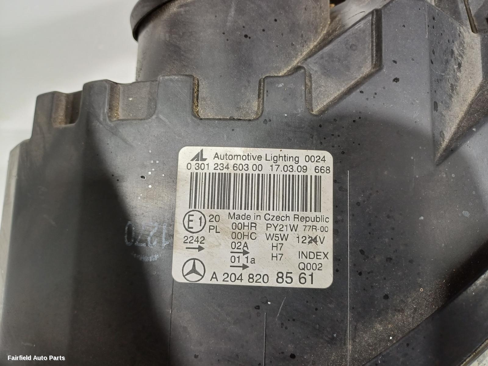 2008-2011 Mercedes Clc Class Left Headlamp