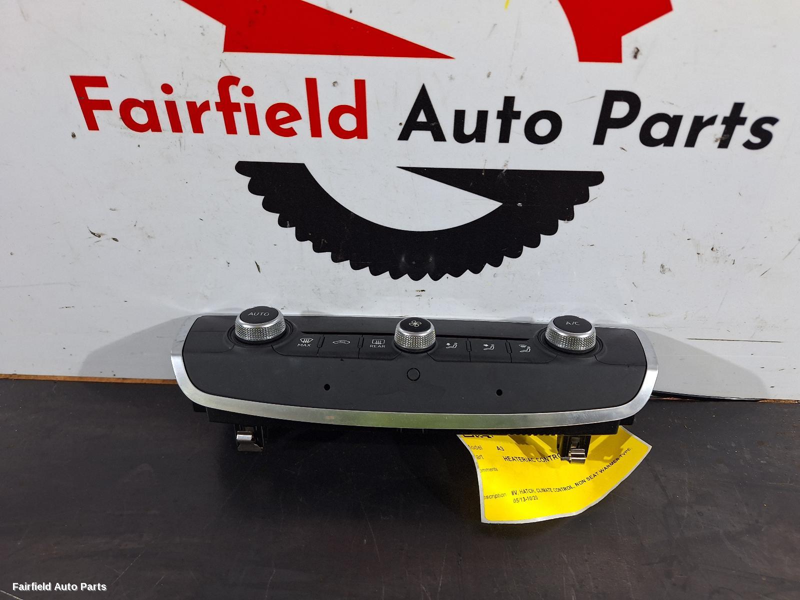 2013-2020 Audi A3 Heater Ac Controls