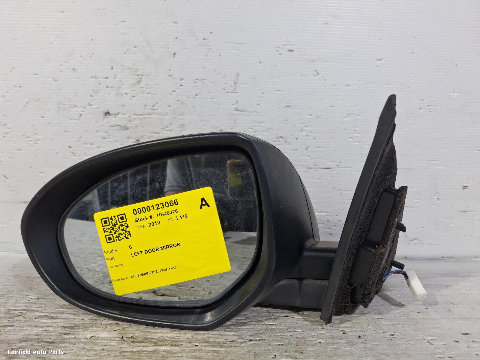 2008-2012 Mazda 6 Right Door Mirror