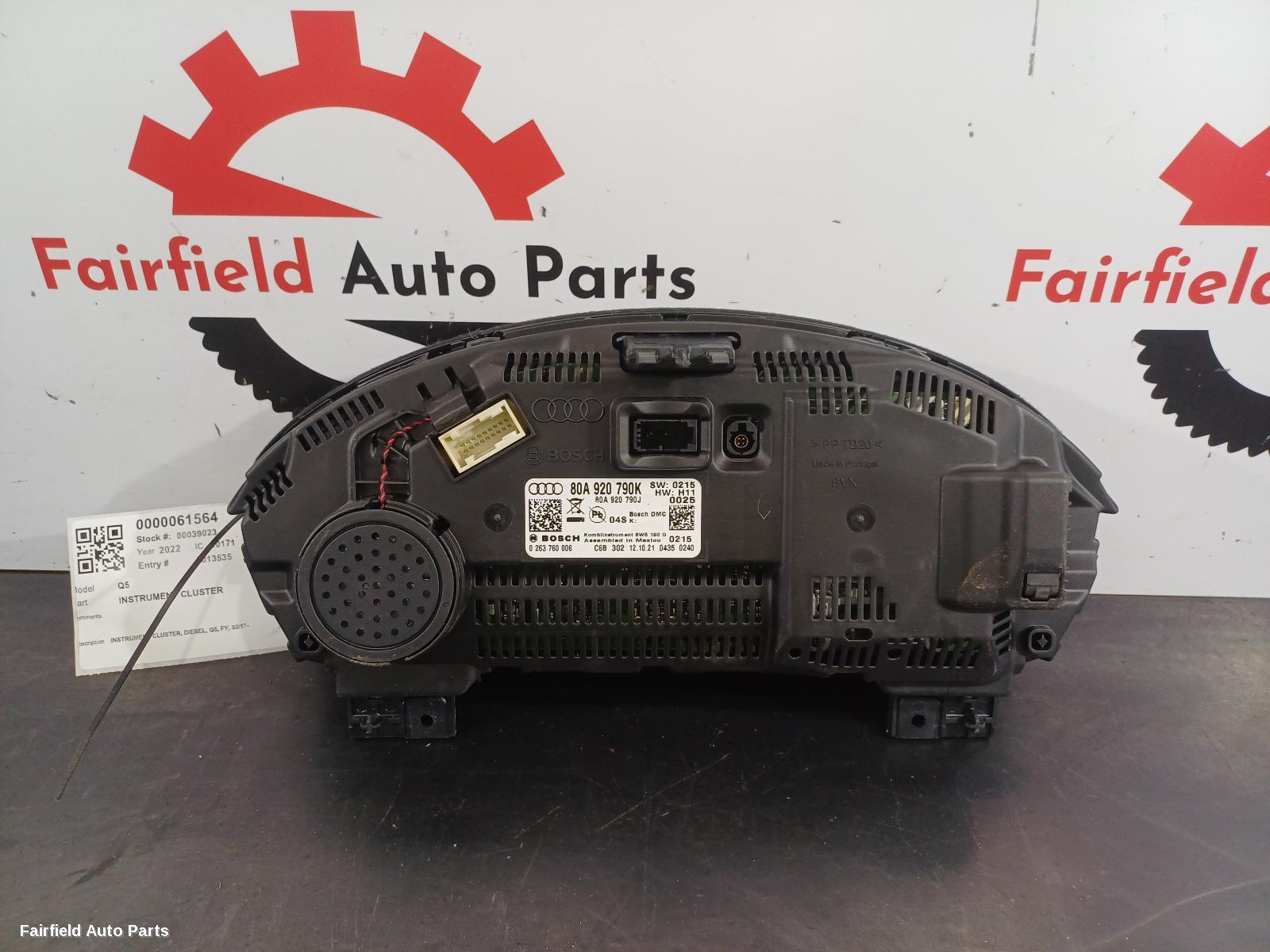 2017-2025 Audi Q5 Instrument Cluster