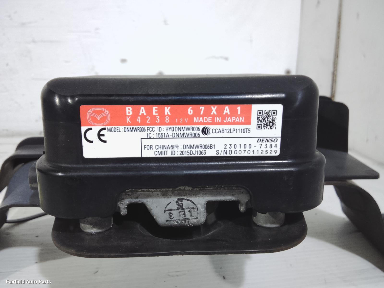 2016-2019 Mazda 3 Reverse Camera