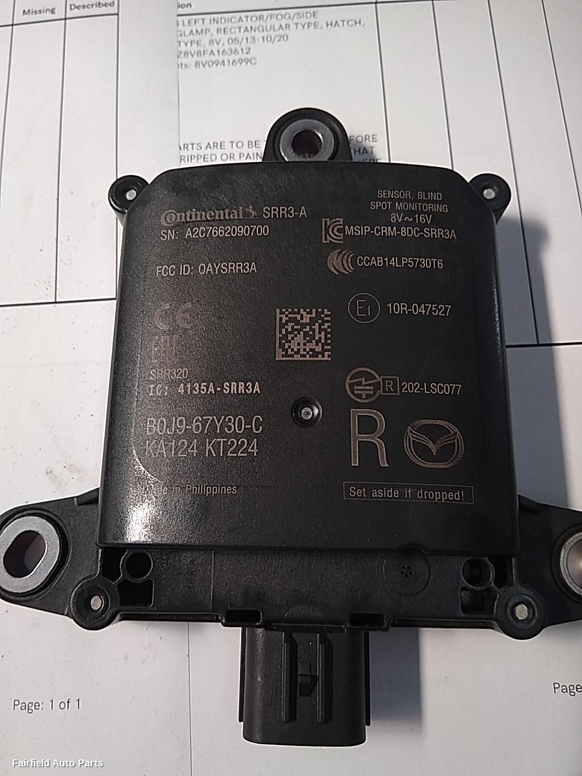 2019-2026 Mazda 3 Misc Switch Relay