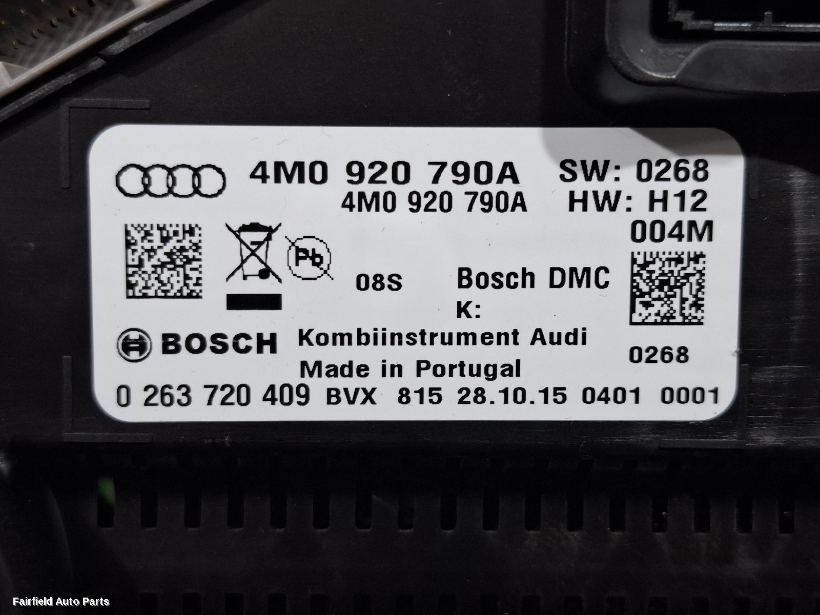 2015-2020 Audi Q7 Instrument Cluster