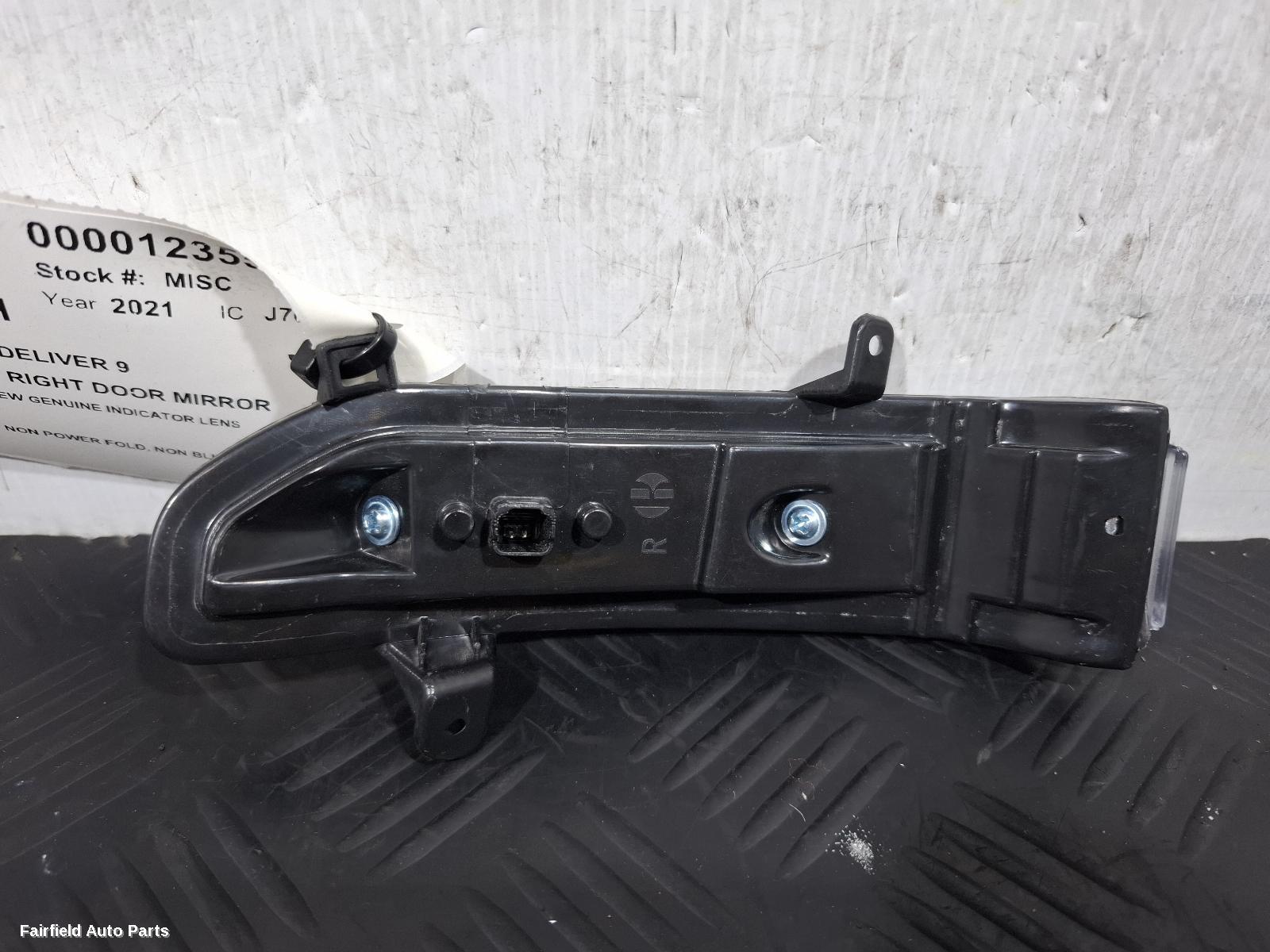 2020-2026 Ldv Deliver 9 Right Door Mirror